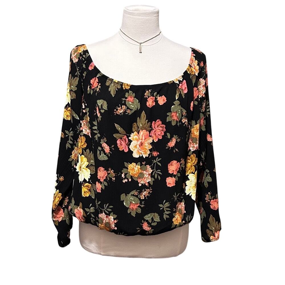 Ambiance Floral off the Shoulder Top Women's Size 3XL
